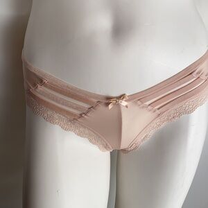 Victoria’s Secret stretch satin nude strappy panty
